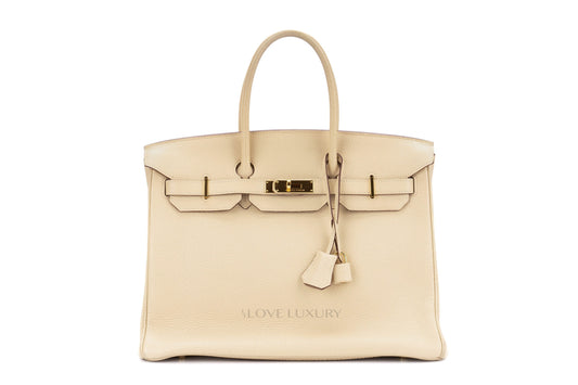 Hermès Birkin 35 Parchemin Togo Gold Hardware - view 1