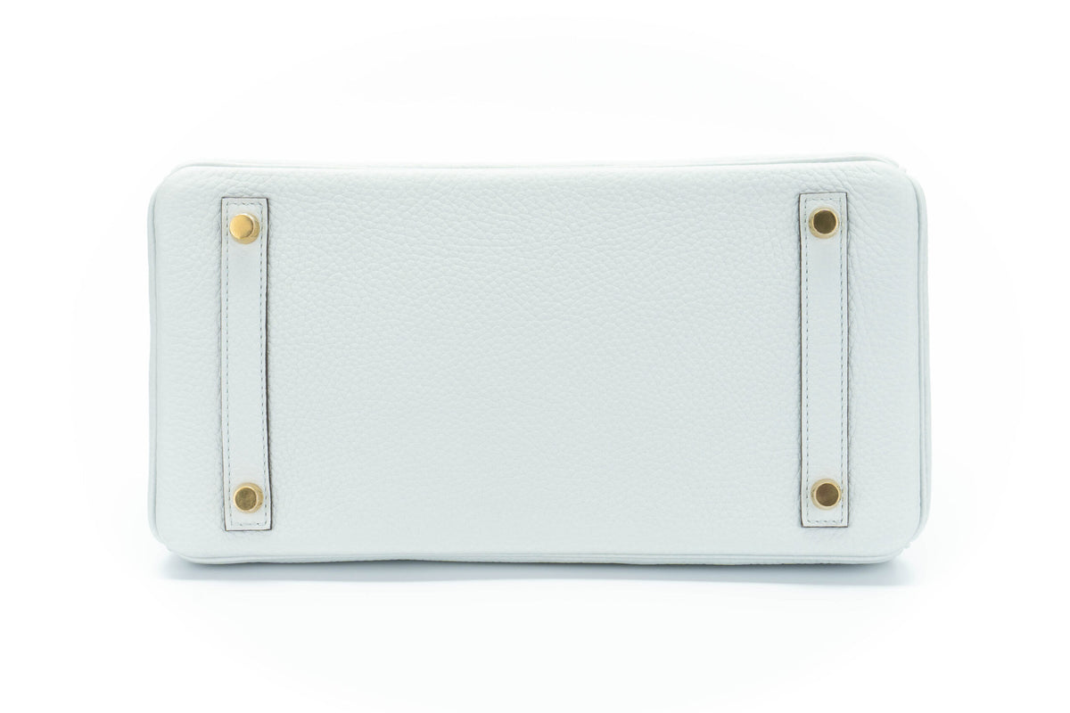 Hermès Birkin 30 Bleu Pale Clemence Gold Hardware - view 5