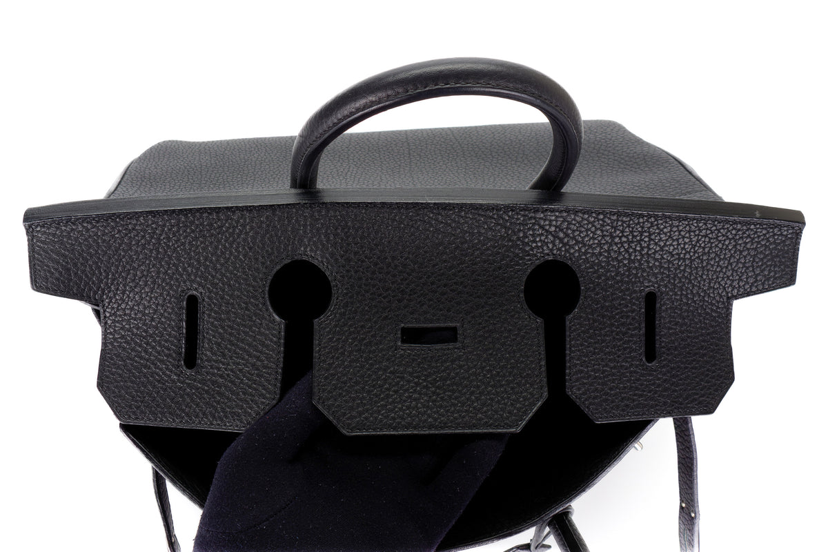 Hermès HAC Noir Clemence - view 15