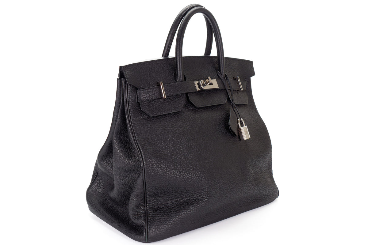 Hermès HAC Noir Clemence - view 2