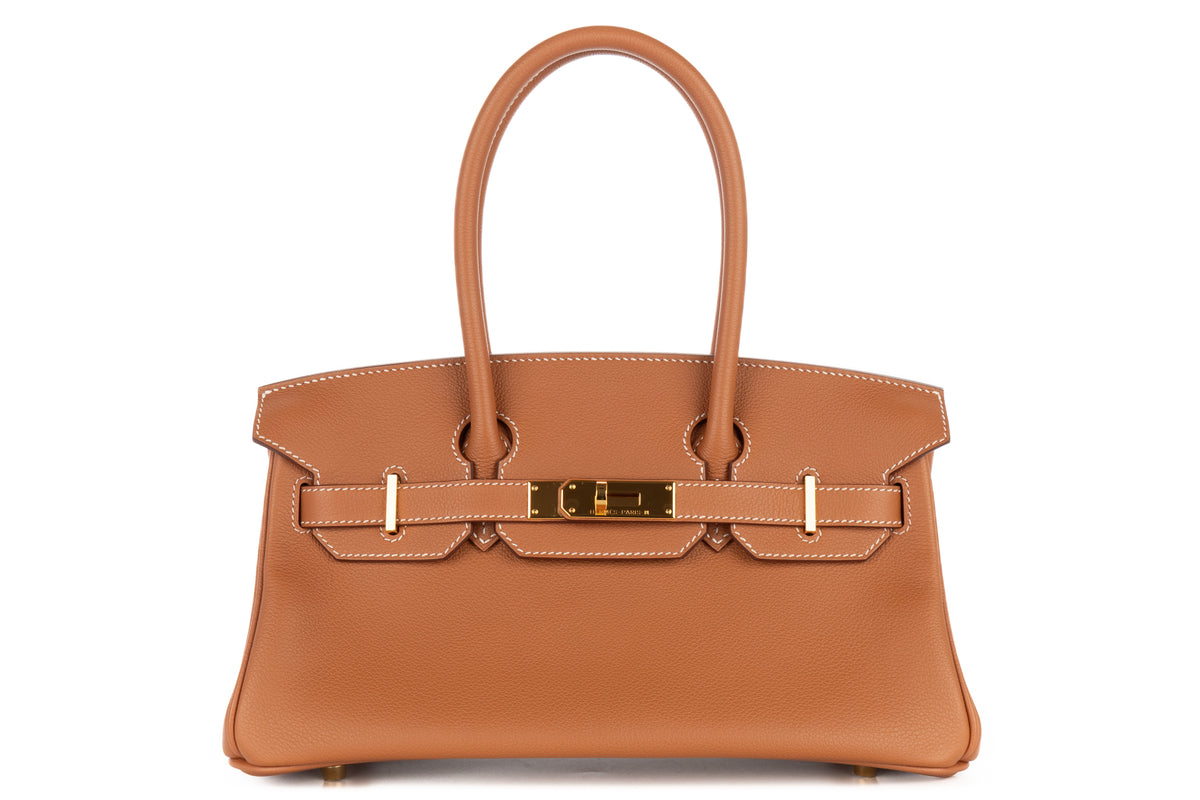 Hermès Shoulder Birkin 29 Gold Evercolor Gold Hardware - view 1