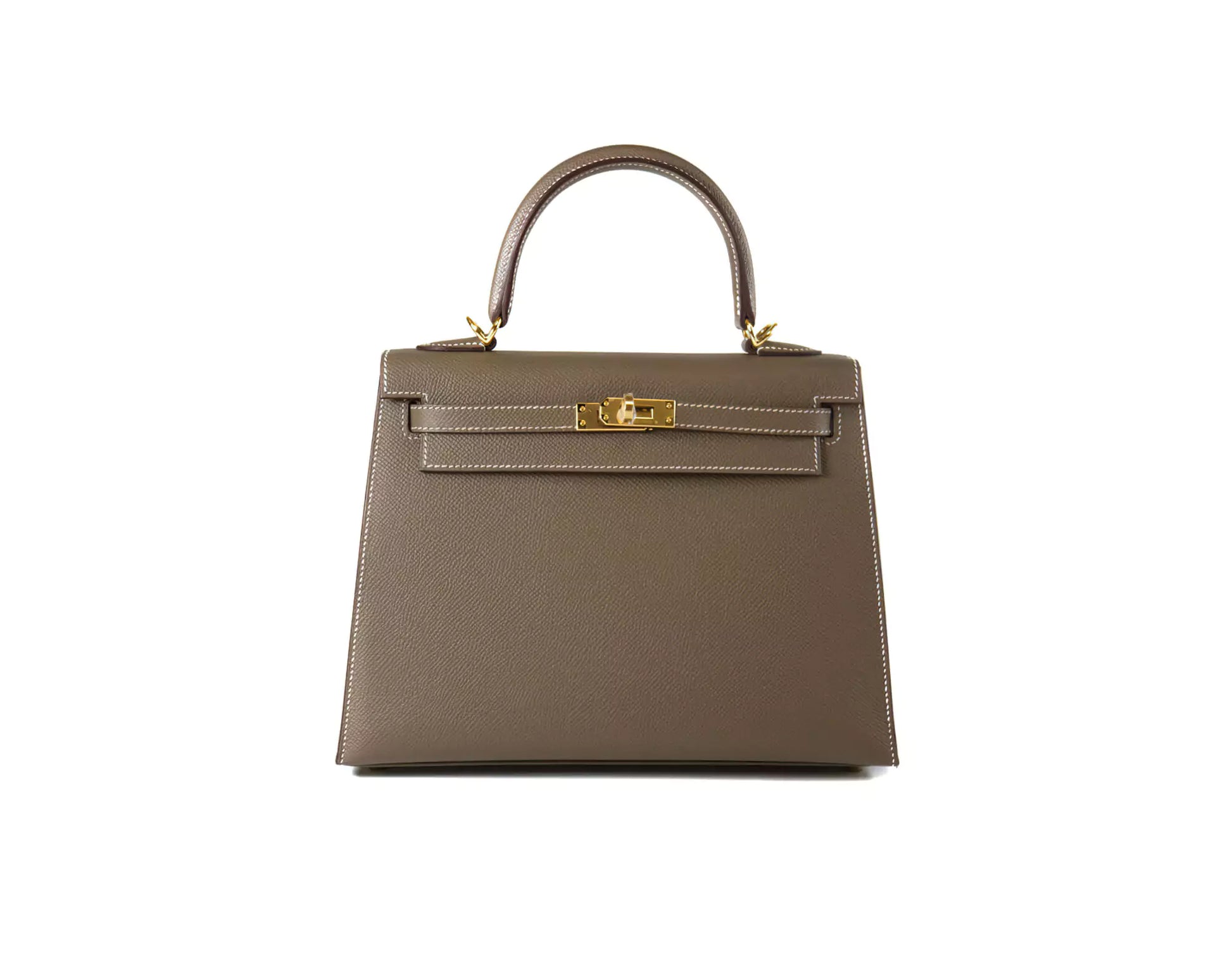 Hermès Kelly 25 Epsom Etoupe Sellier - Zeuskicks