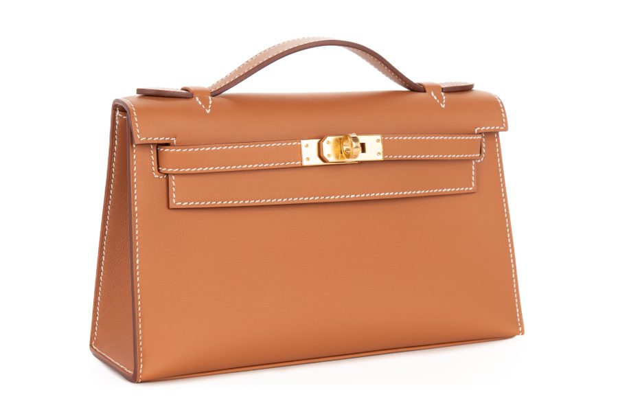 Hermès Kelly Pochette – Gold Swift Leather with Gold Hardware - Zeuskicks