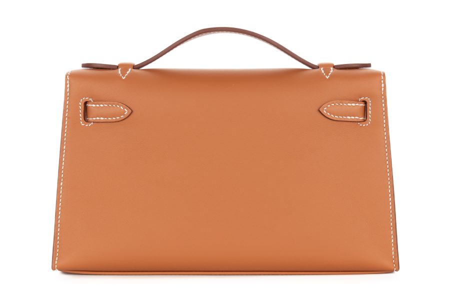 Hermès Kelly Pochette – Gold Swift Leather with Gold Hardware - Zeuskicks
