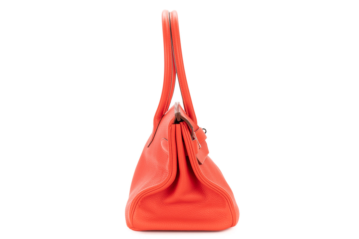 Hermès Shoulder Birkin 42 Rose Jaipur Togo Palladium Hardware - view 5
