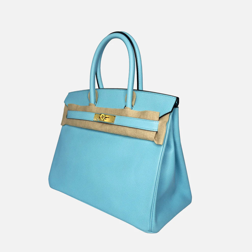Hermès Birkin 30 – Blue Atoll Epsom Leather with Gold Hardware (GHW) - Zeuskicks
