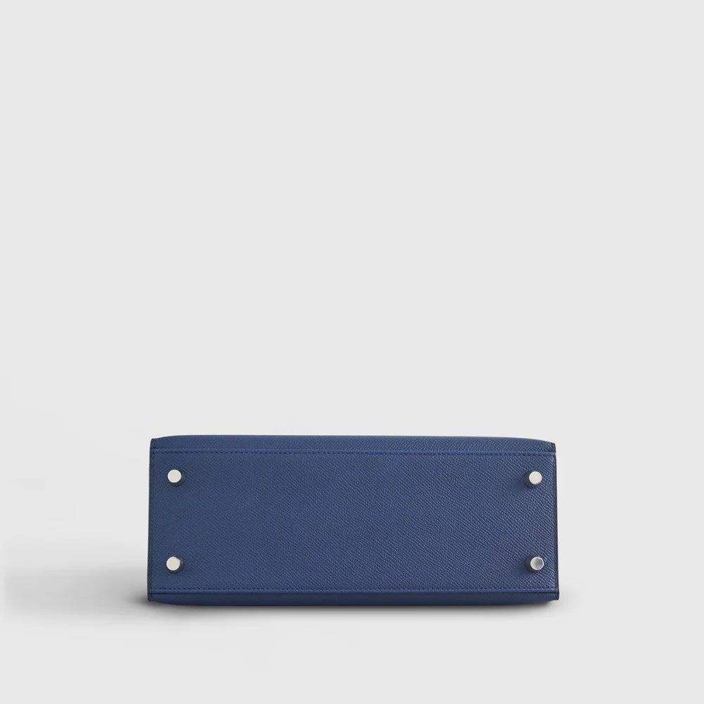 Hermès Kelly Sellier 25 – Blue Navy Epsom with Palladium Hardware