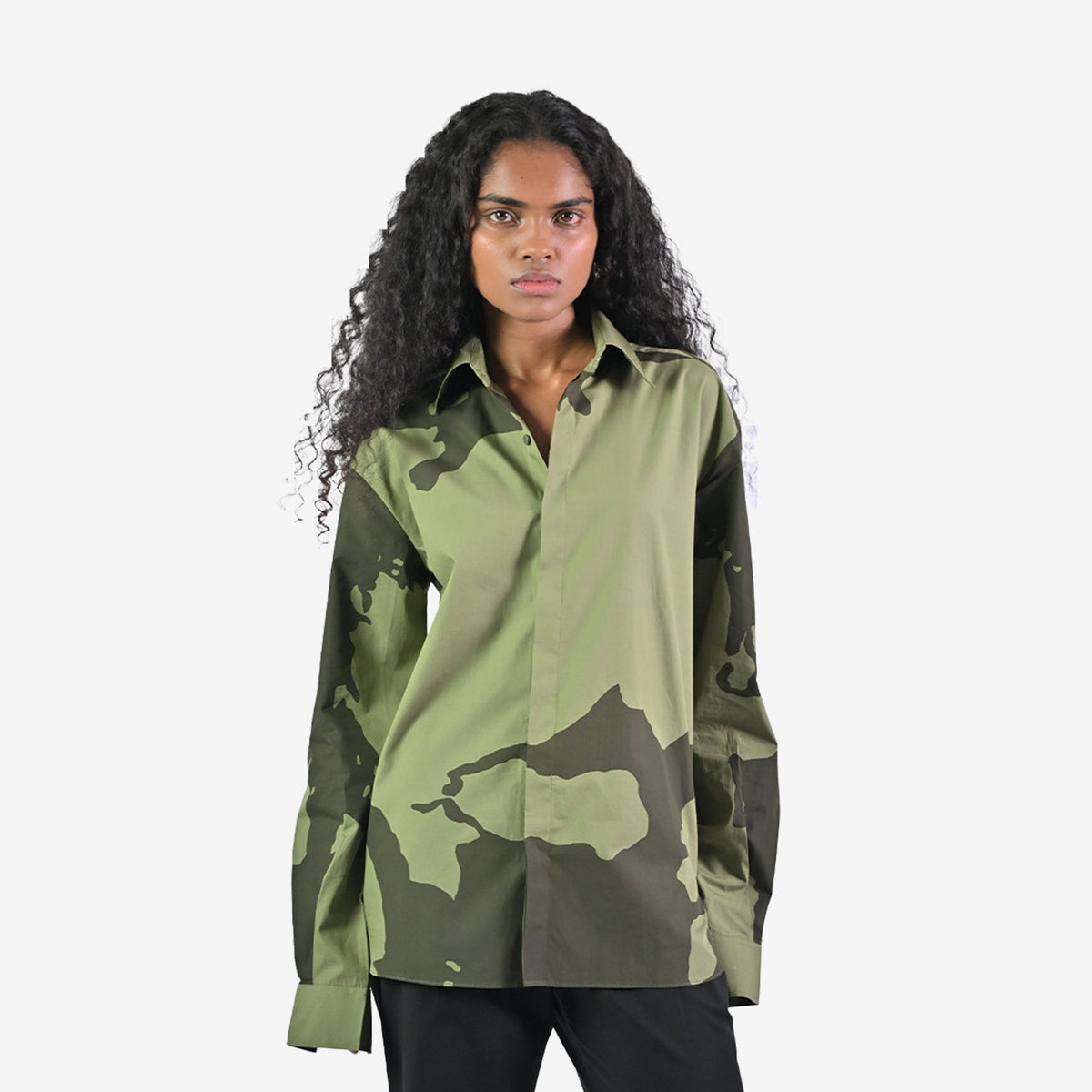 HUEMN flesh shirt - Dark Green by HUEMN