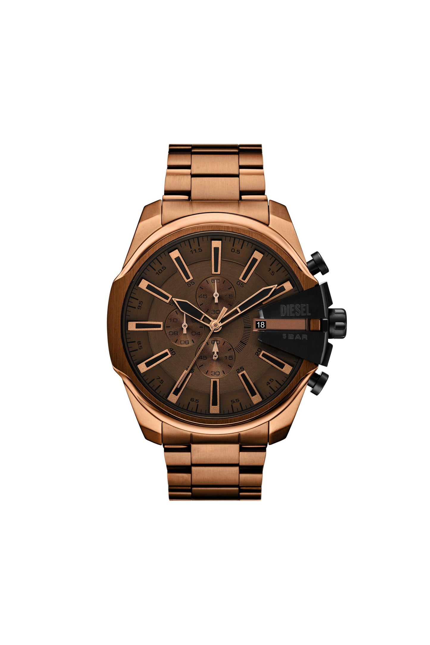 Brown Mega Chief Slim Brown Stainless Steel Watch