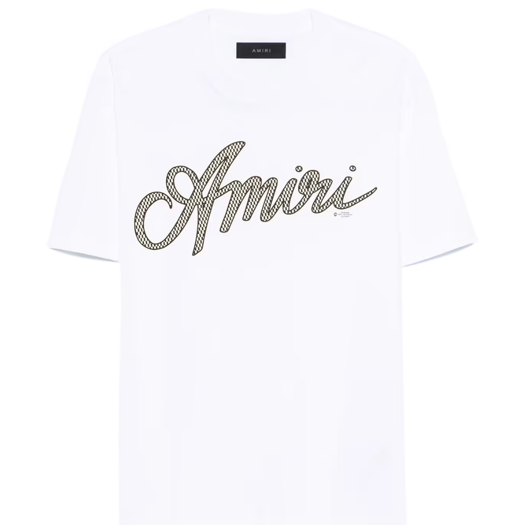 AMIRI SCRIPT TEE WHITE by AMIRI Apparel