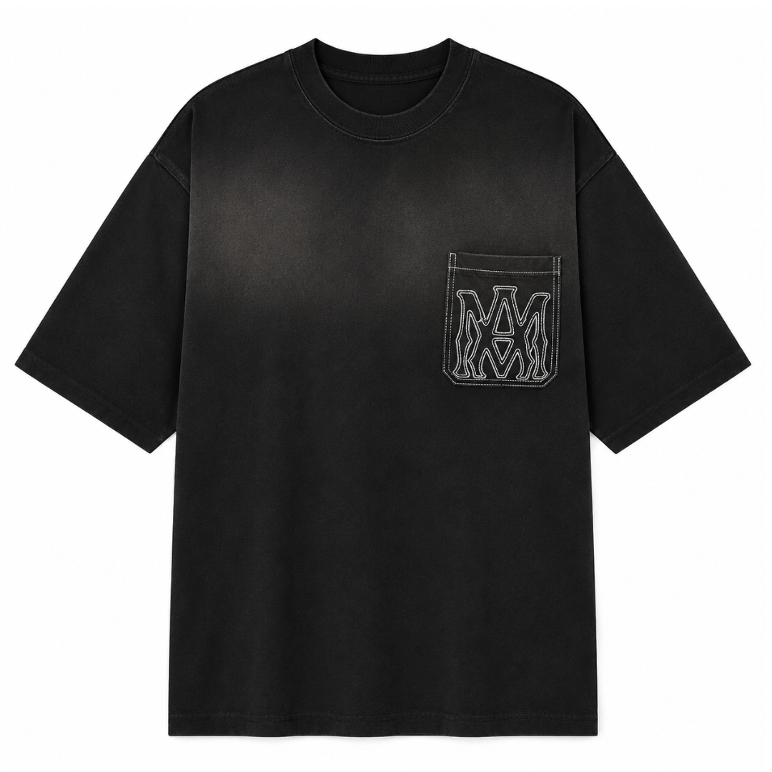 AMIRI MA OUTLINE OVERSIZED TEE	BLACK by AMIRI Apparel