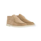 Loro Piana Openwalk Mid-Top Loafers – Light Woodsmoke Suede Edition