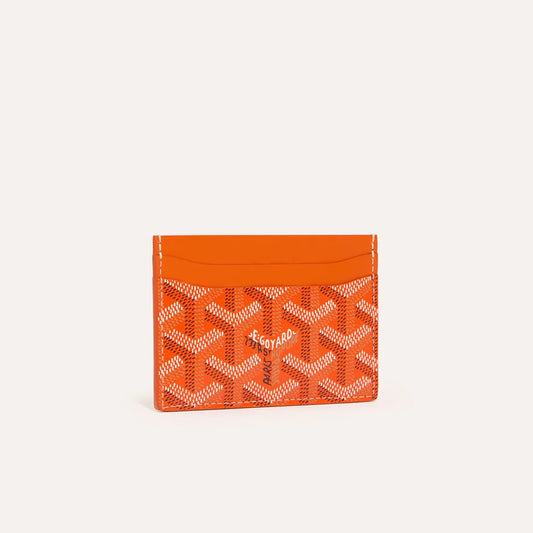 Goyard Saint-Sulpice Card Wallet – Orange - Zeuskicks