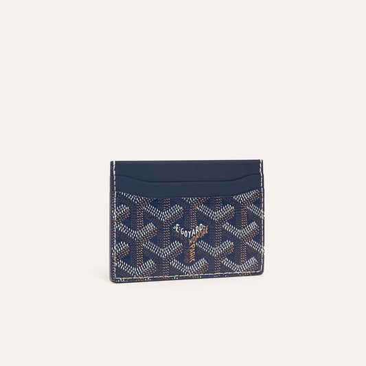 Goyard Saint-Sulpice Card Wallet – Navy - Zeuskicks