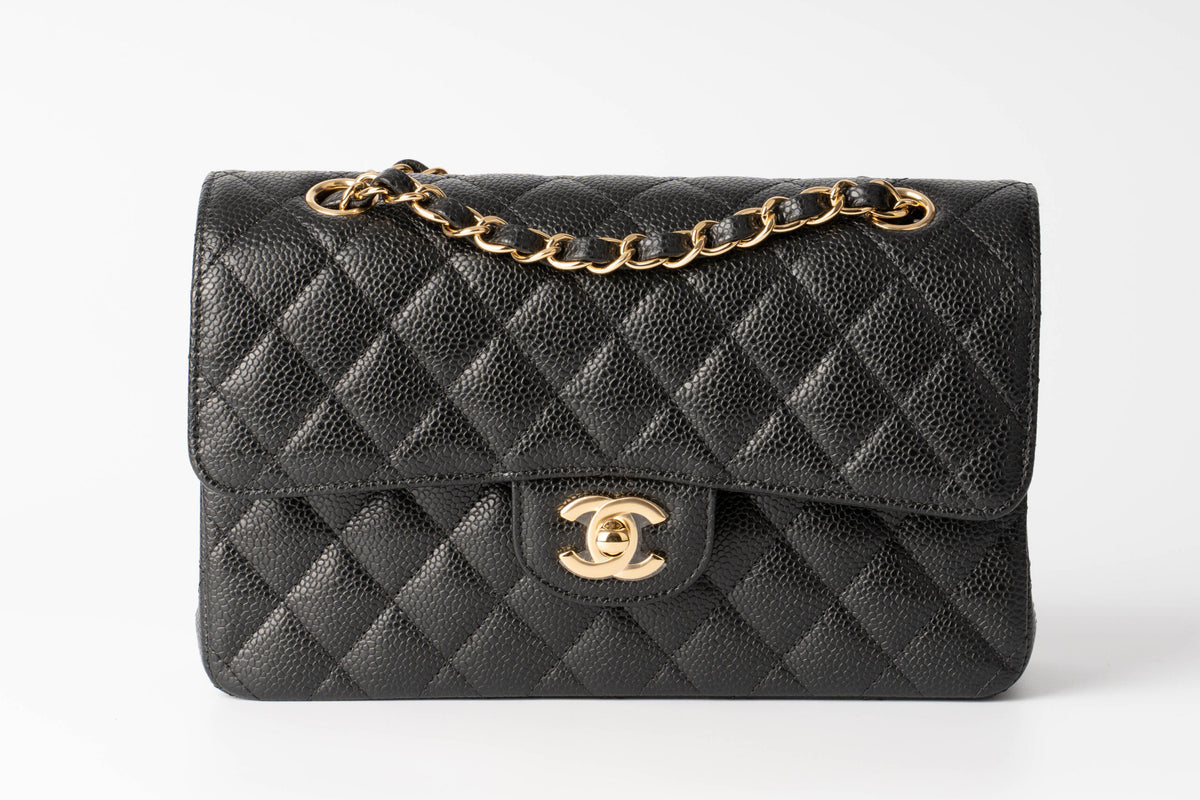 Chanel Small Classic Flap Black Caviar - view 1