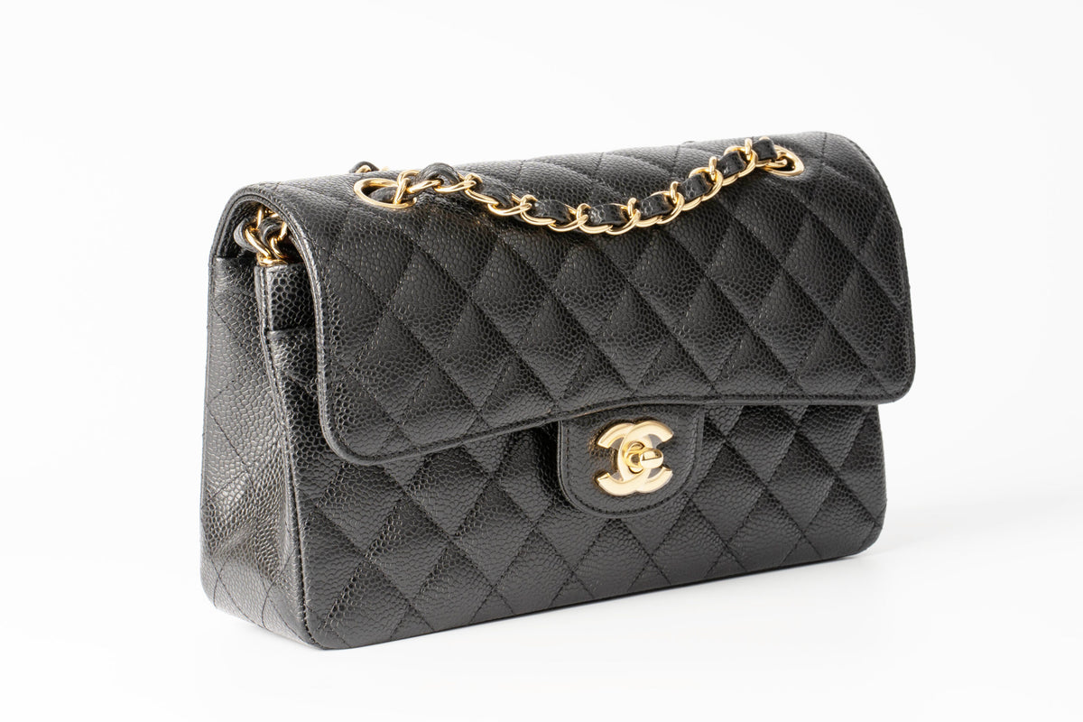 Chanel Small Classic Flap Black Caviar - view 2