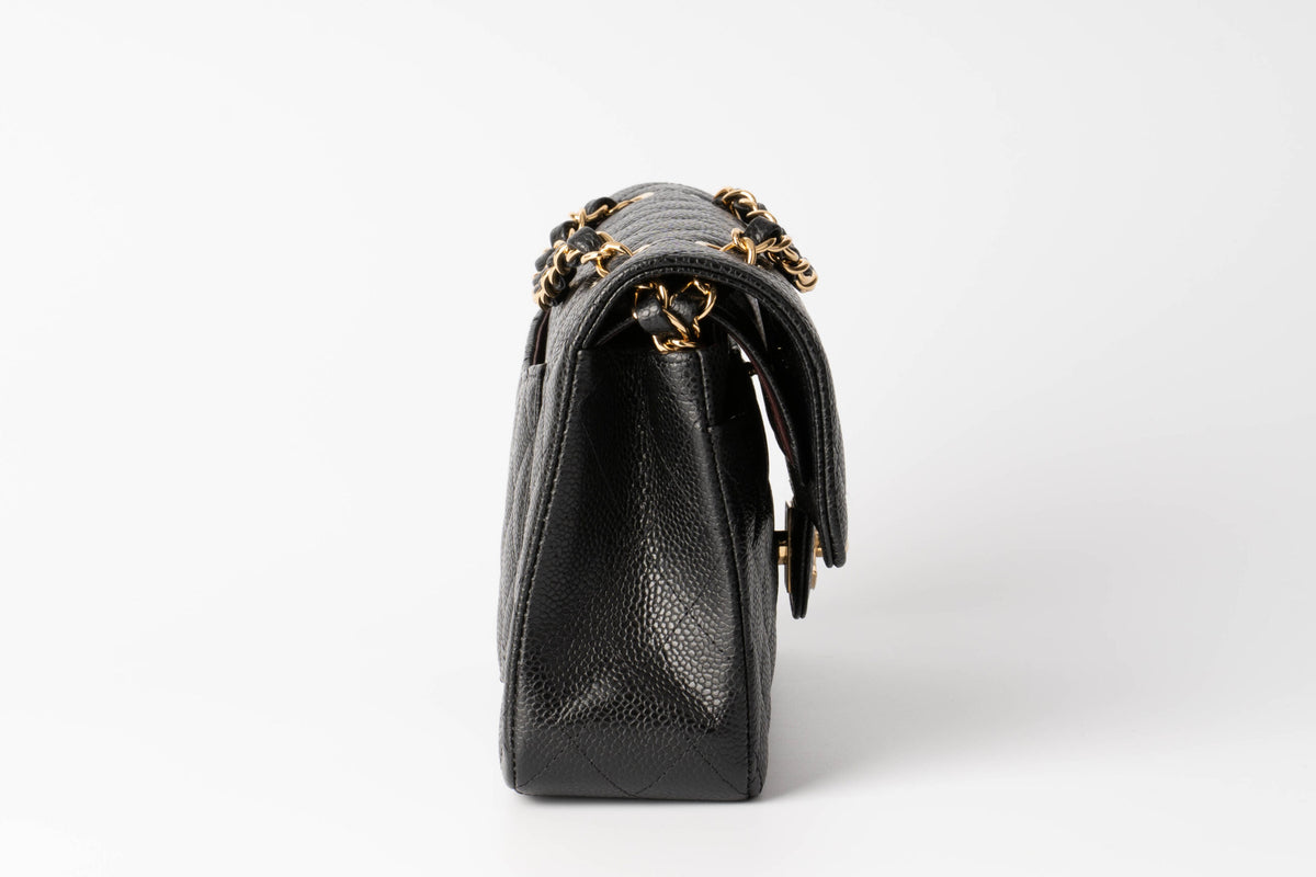 Chanel Small Classic Flap Black Caviar - view 4