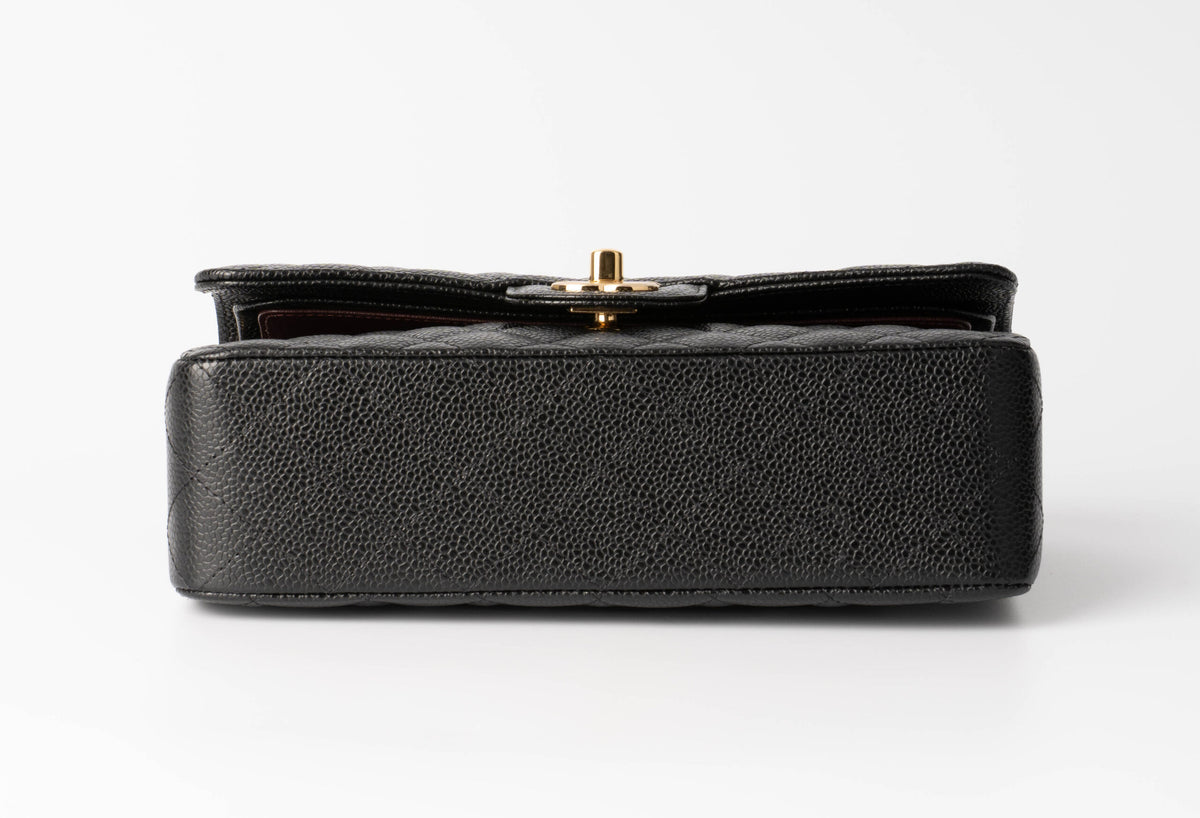 Chanel Small Classic Flap Black Caviar - view 5
