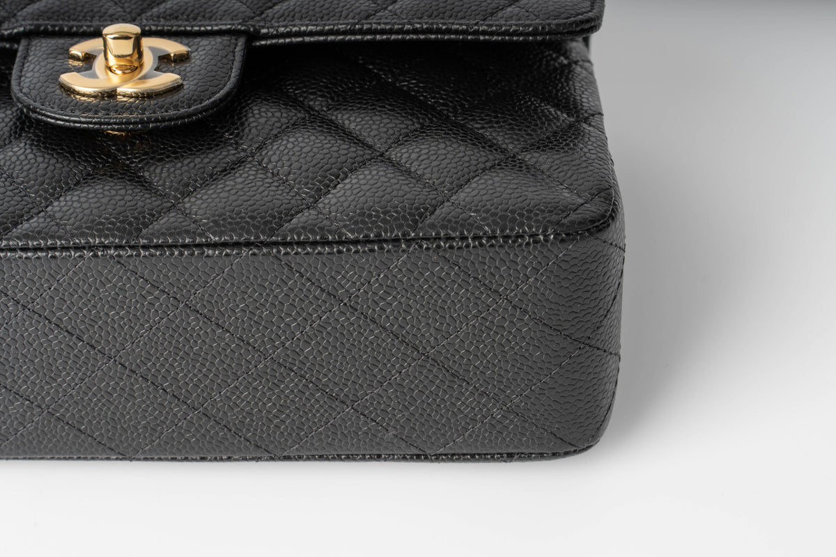 Chanel Small Classic Flap Black Caviar - view 8