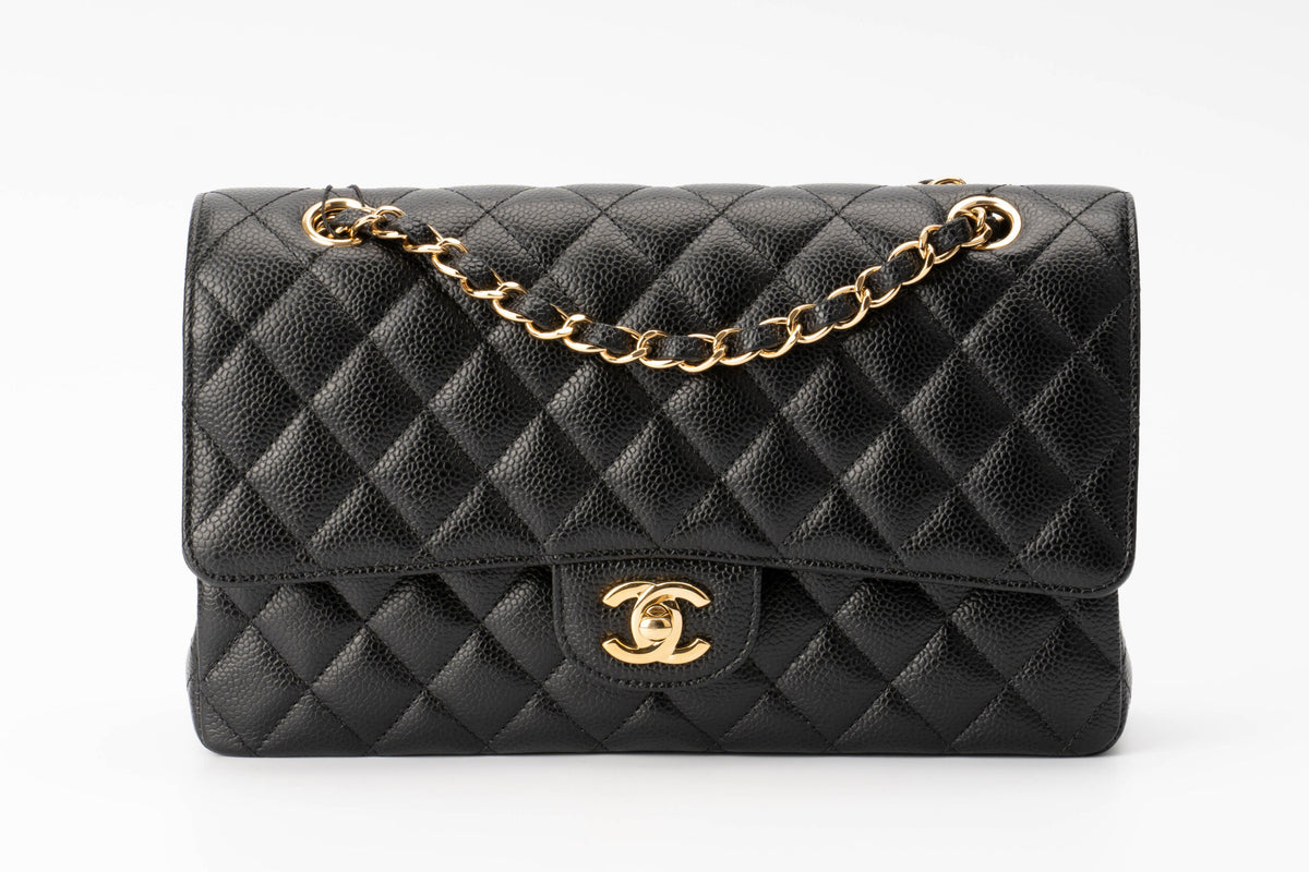 Chanel Medium Classic Flap Black Caviar - view 1
