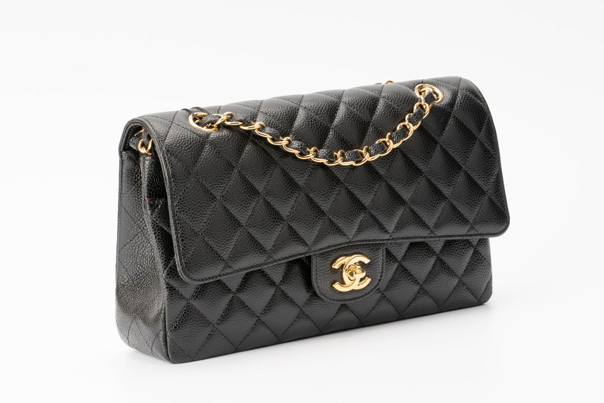 Chanel Medium Classic Flap Black Caviar - view 2