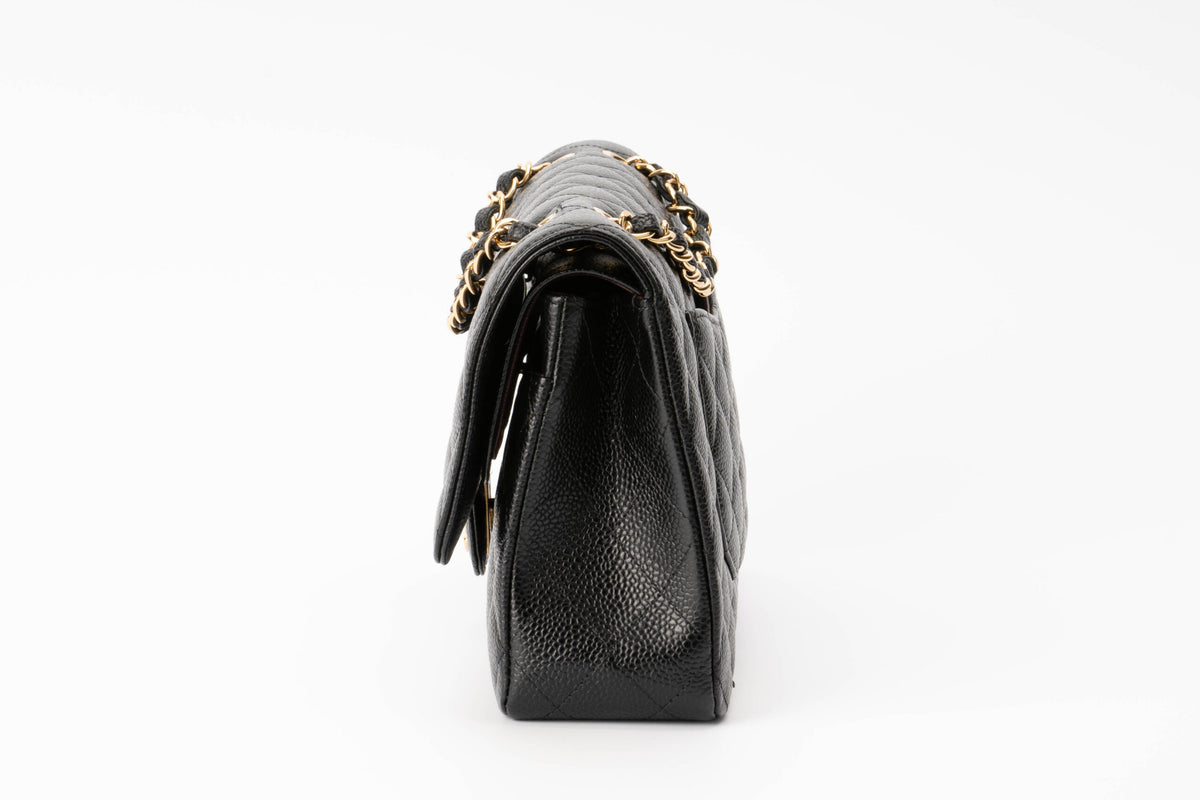 Chanel Medium Classic Flap Black Caviar - view 4