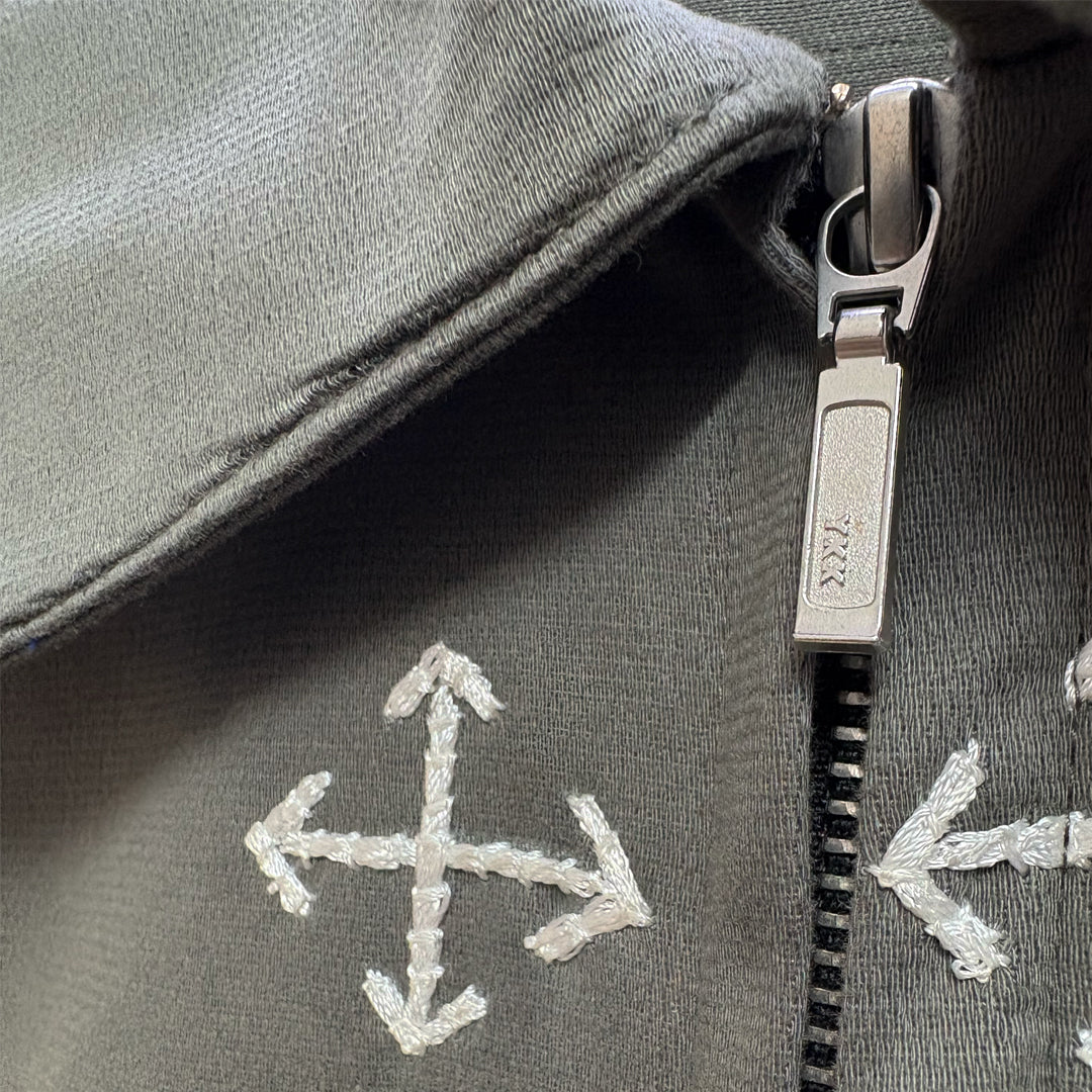 Compass Hand Embroidered Jacket [Unisex] by Beyond Extremes