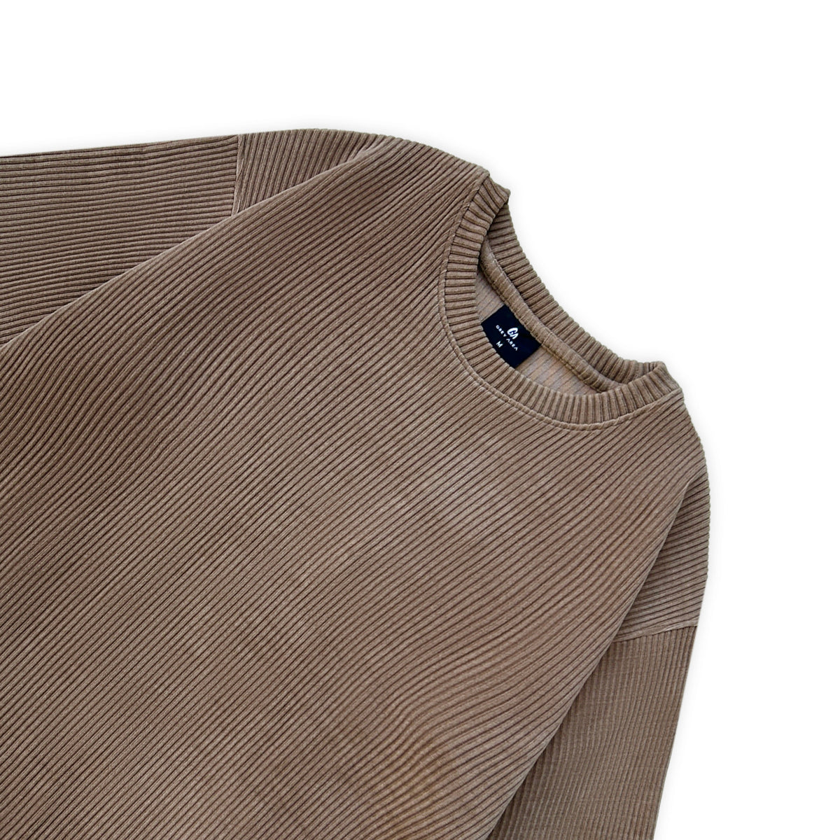 CORDUROY BROWN TSHIRT by GREY AREA