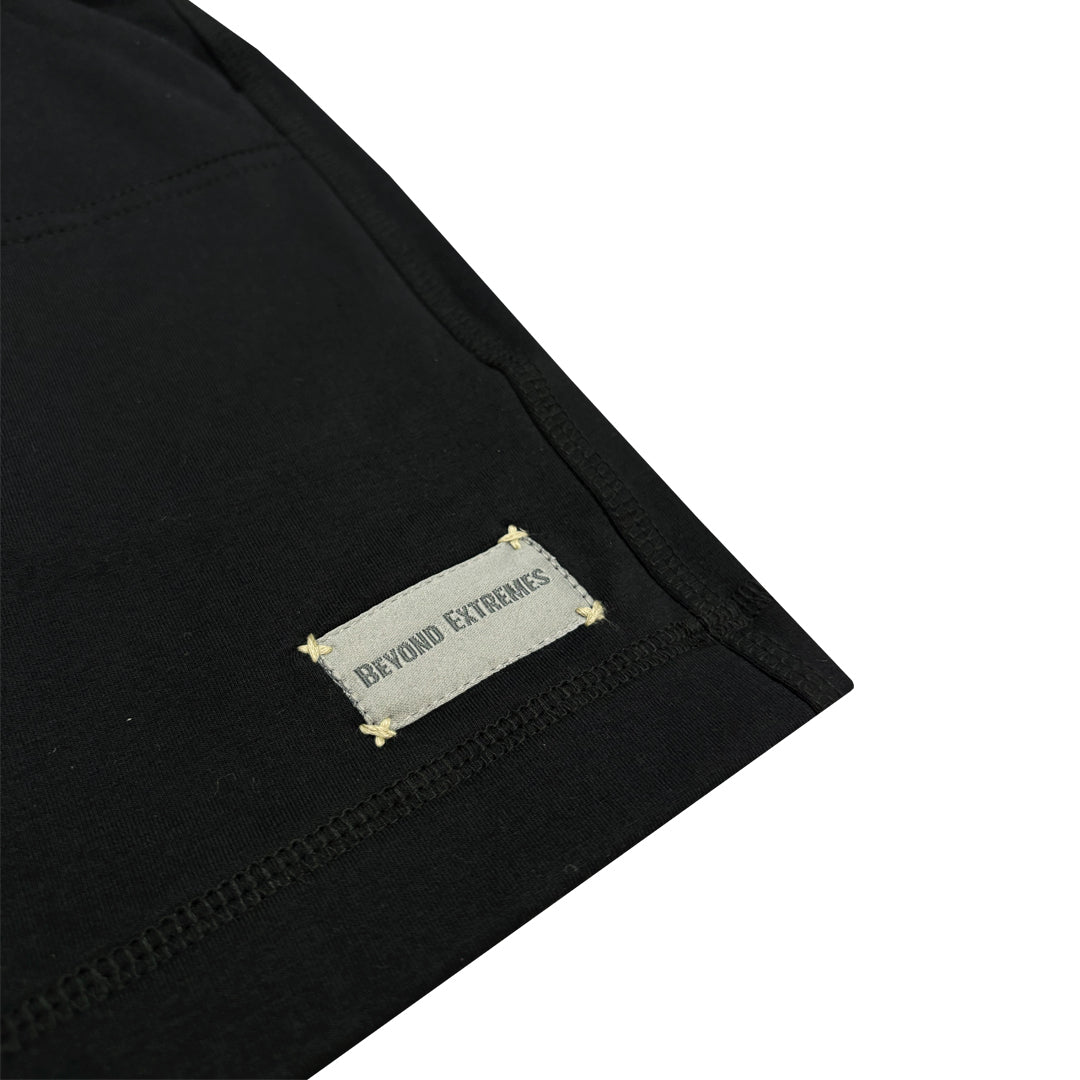 Kantha Carpenter Shorts in Black by Beyond Extremes