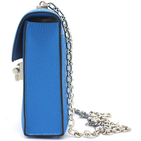 Hermès Mini Verrou Chaine Bag – Blue Chevre Leather - Zeuskicks