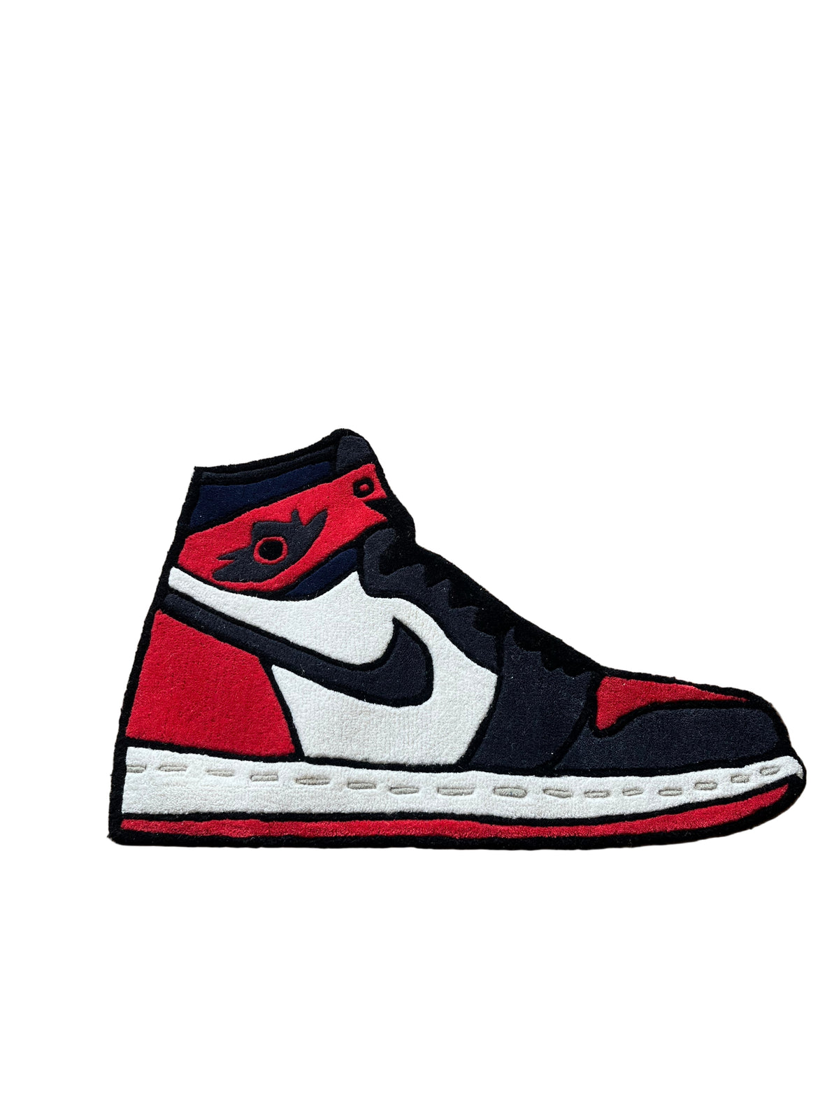 OG custom Red Shoe Hand Tufted Rug by THE DRIP CO. RUGS