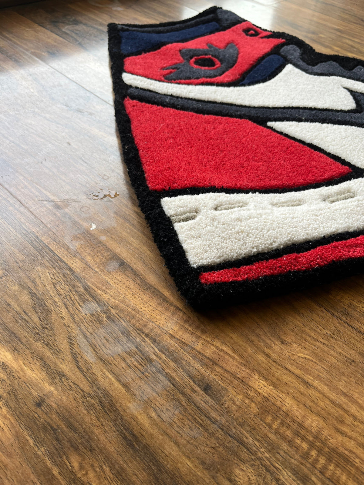 OG custom Red Shoe Hand Tufted Rug by THE DRIP CO. RUGS