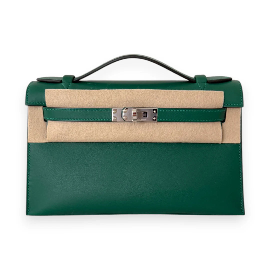Hermès Kelly Pochette Mini Bag – Green