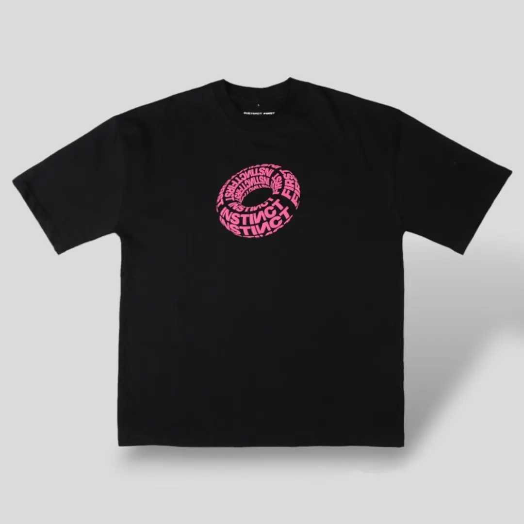 Invision Oversized T-Shirt (Black) by Instinct First