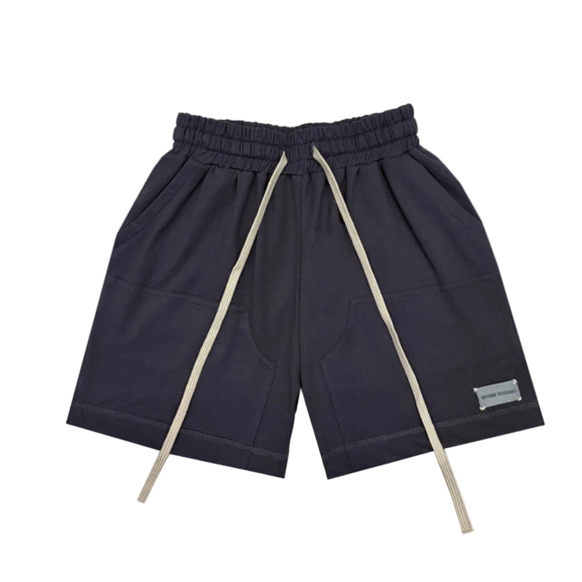 Kantha Carpenter Shorts in Grey by Beyond Extremes