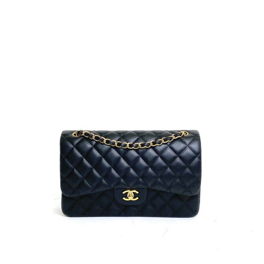 CHANEL Classic Jumbo – Black Lambskin GHW - Zeuskicks