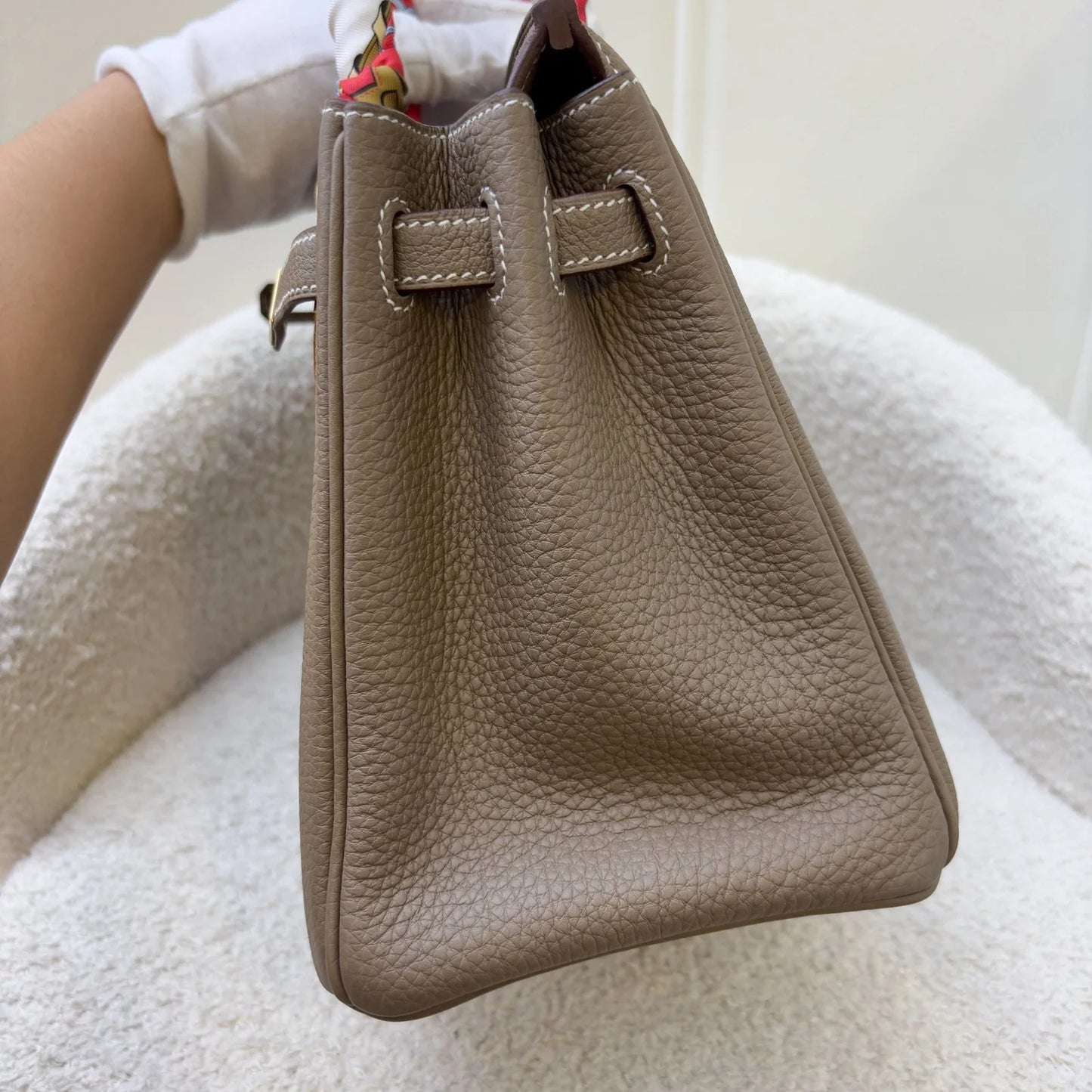 Hermès Birkin 25 – Etoupe Togo Leather with Gold Hardware (GHW)