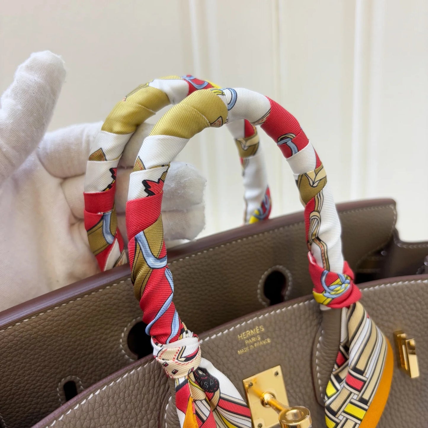 Hermès Birkin 25 – Etoupe Togo Leather with Gold Hardware (GHW)