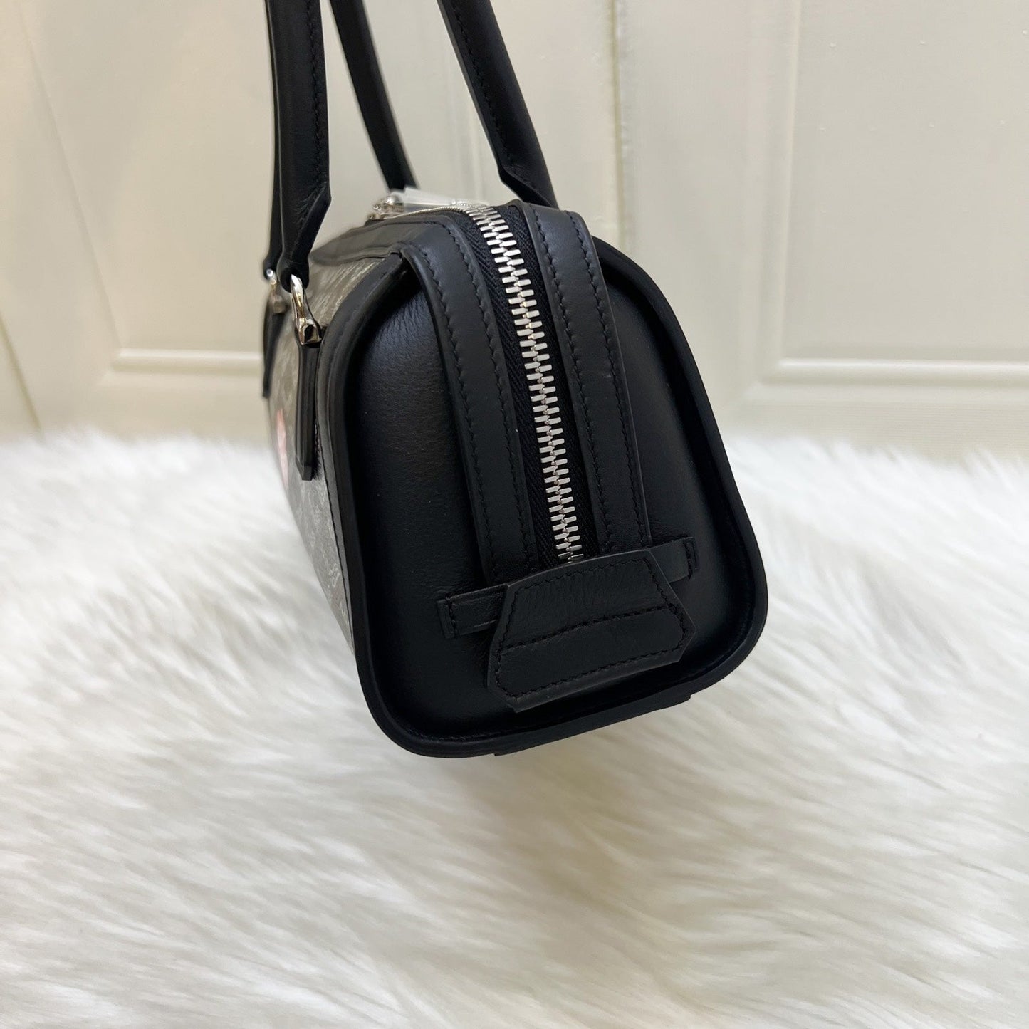 Goyard Bonbonniere East West Bag – Black Goyardine Canvas with Clover Hand Painted Stamp