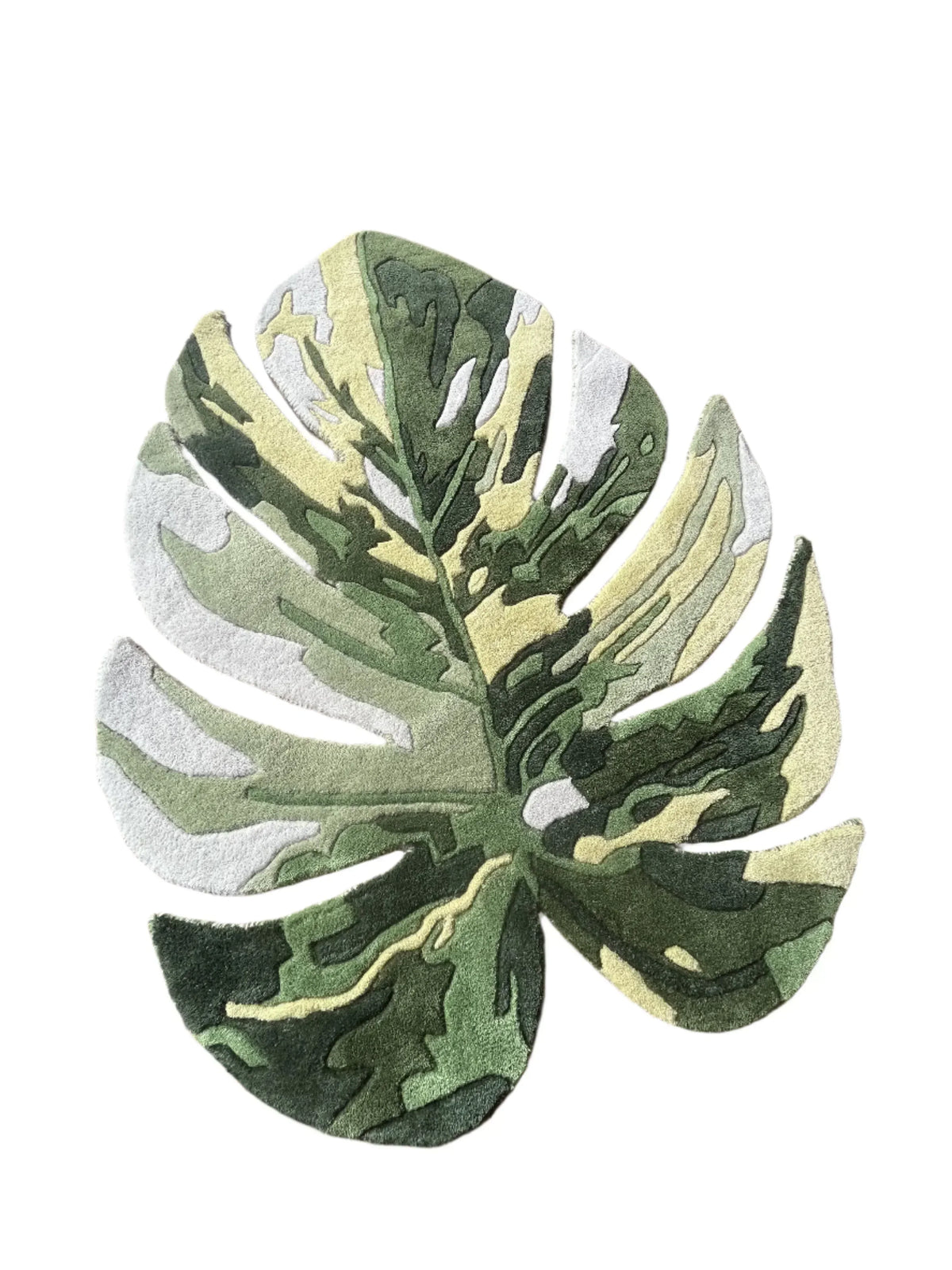 Monestera Leaf  Custom Rug by THE DRIP CO. RUGS