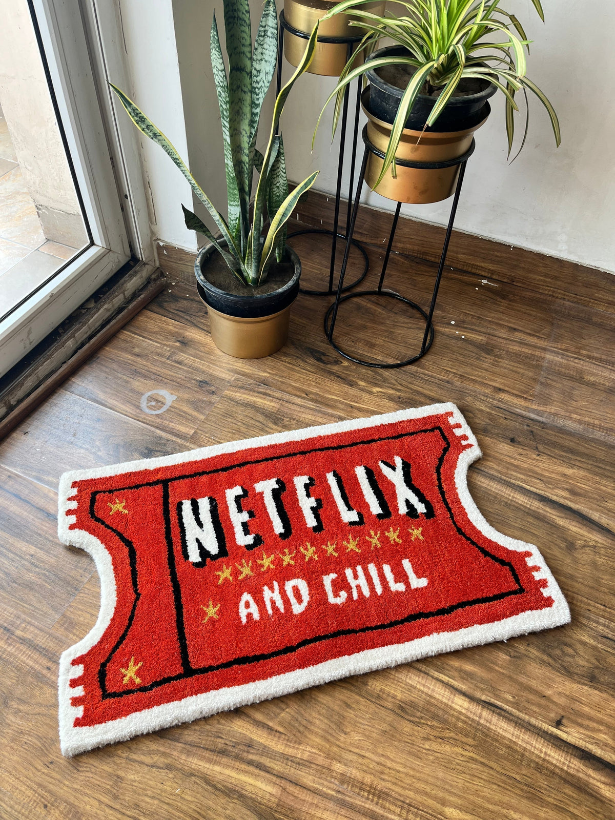 Netflixxx & Chill  Custom Rug by THE DRIP CO. RUGS