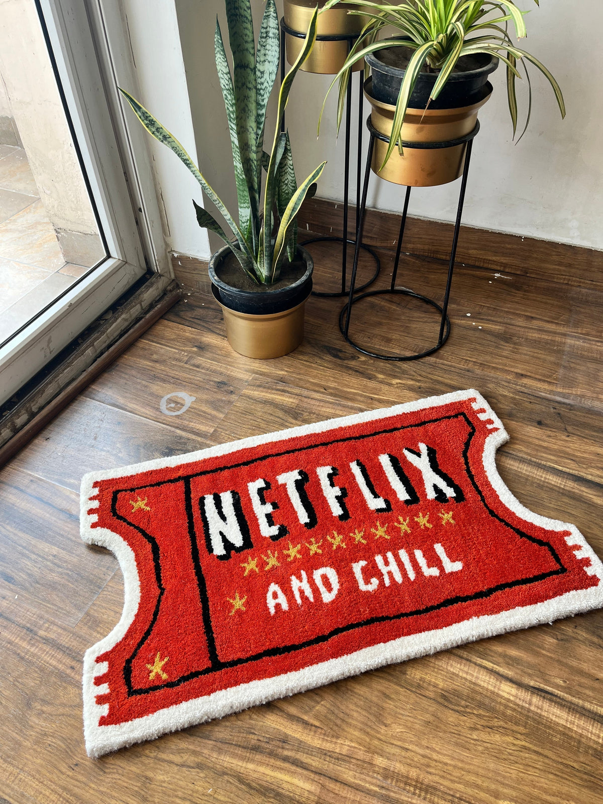 Netflixxx & Chill  Custom Rug by THE DRIP CO. RUGS