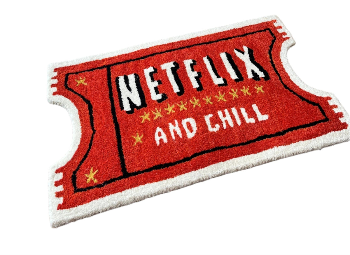 Netflixxx & Chill  Custom Rug by THE DRIP CO. RUGS