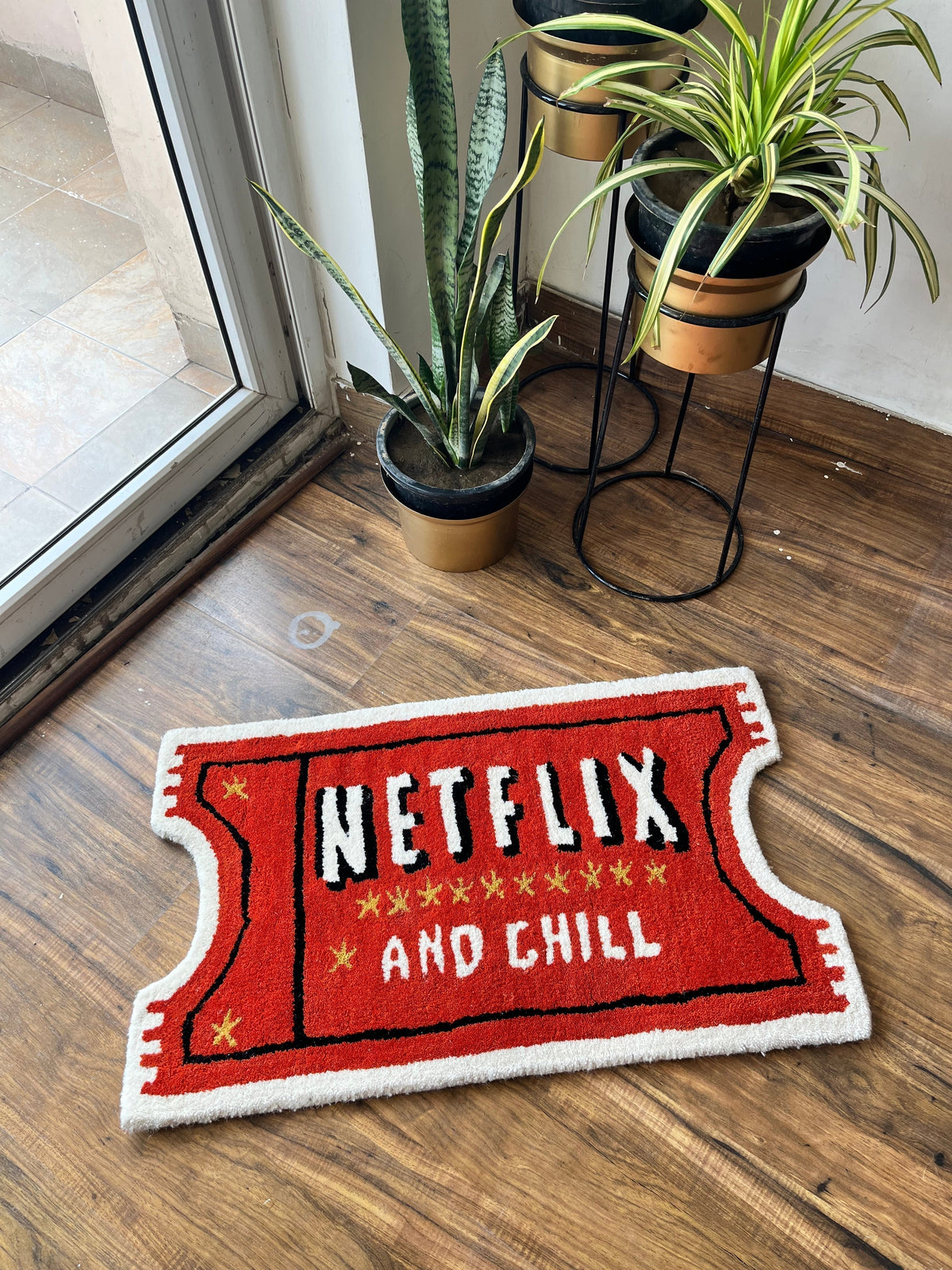Netflixxx & Chill  Custom Rug by THE DRIP CO. RUGS