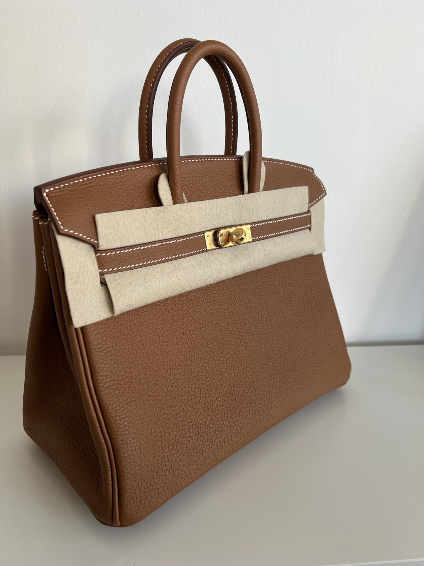 Hermès Birkin 25 Gold Epsom Gold Hardware – Full Set