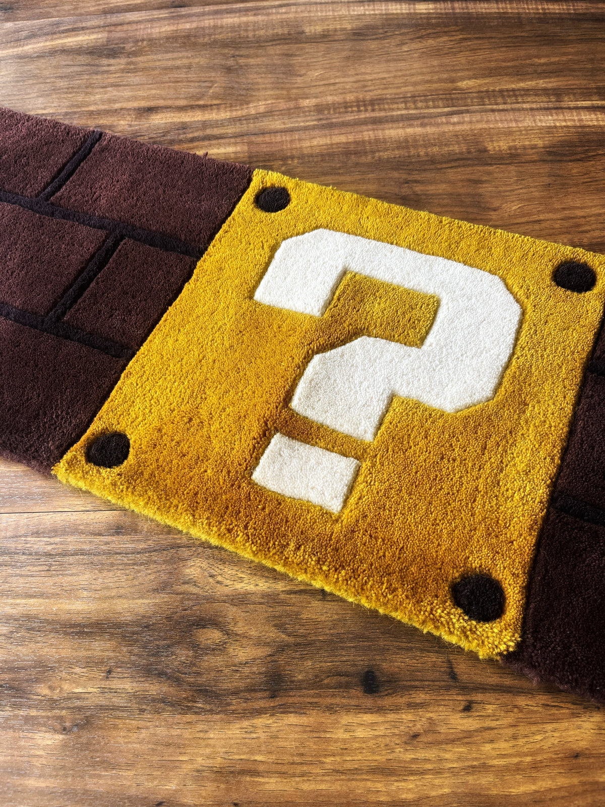Mario Block  Custom Rug by THE DRIP CO. RUGS