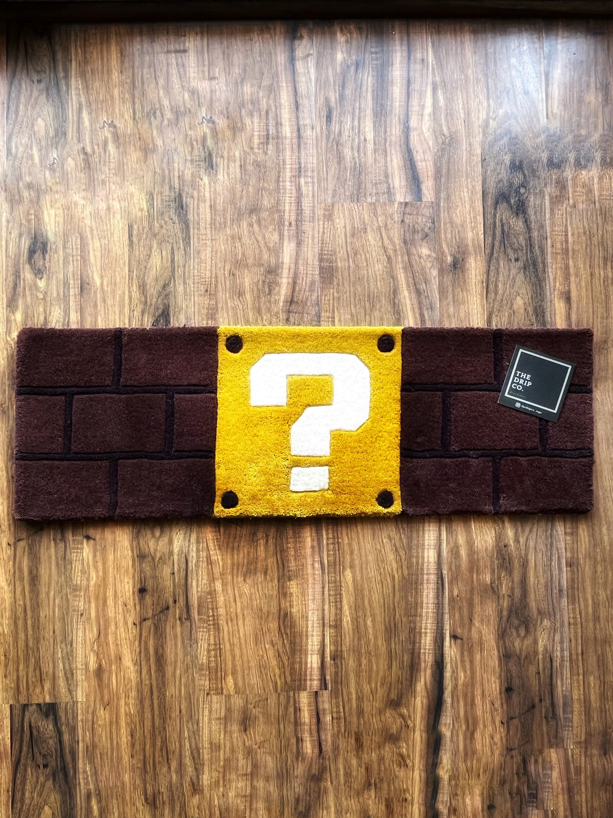 Mario Block  Custom Rug by THE DRIP CO. RUGS