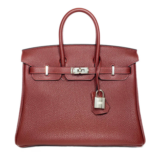 Hermès Birkin 25 – Rouge H Togo with Palladium Hardware