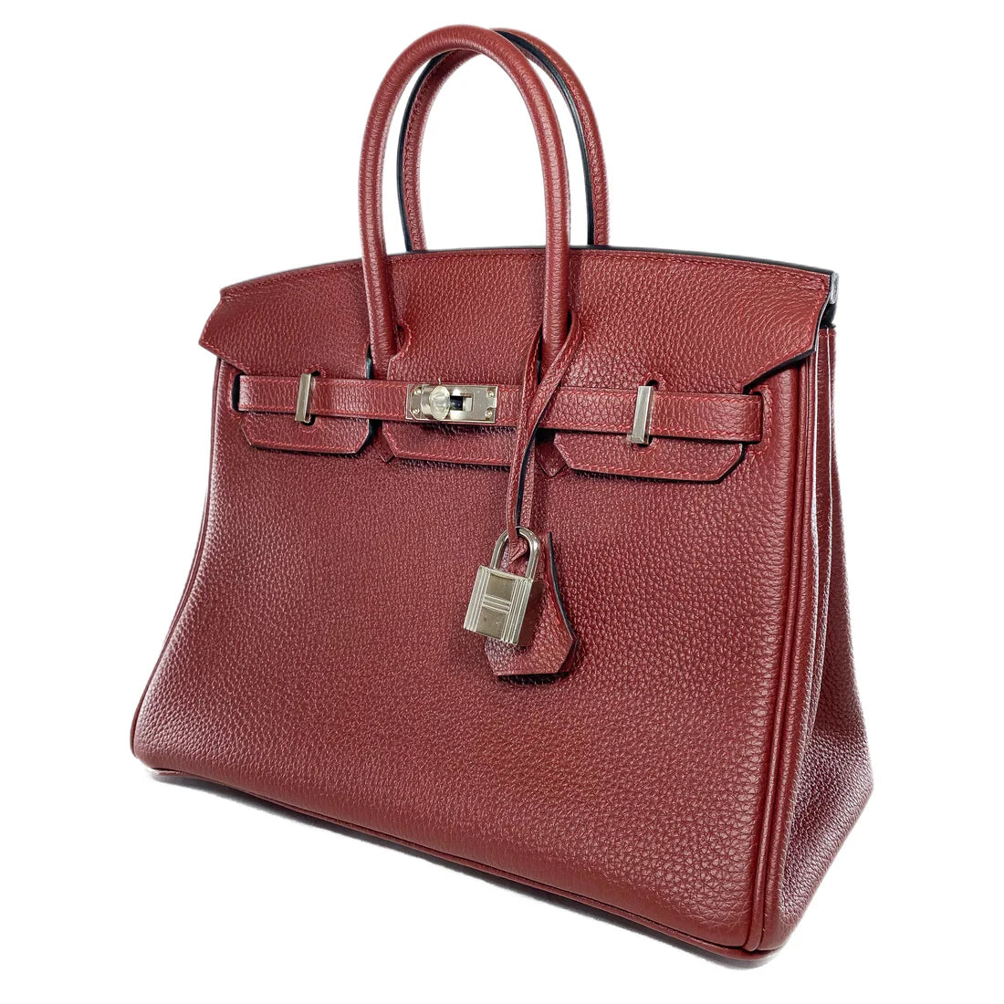 Hermès Birkin 25 – Rouge H Togo with Palladium Hardware