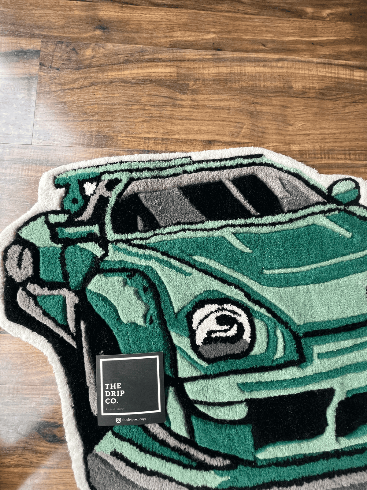 Porsche Car Custom Rug by THE DRIP CO. RUGS
